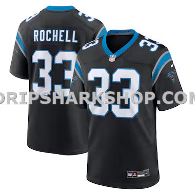 Mens Nike Robert Rochell Black Carolina Panthers Team Game Jersey