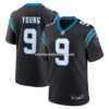 Mens Nike Bryce Young Black Carolina Panthers Team Game Jersey