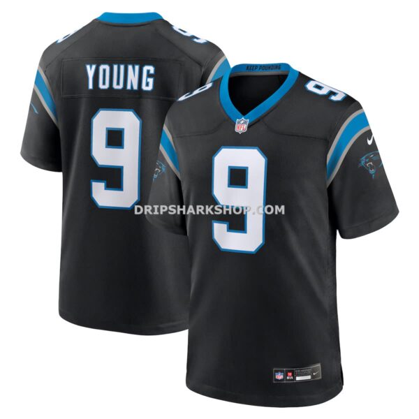 Mens Nike Bryce Young Black Carolina Panthers Team Game Jersey