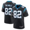 Mens Nike Tommy Tremble Black Carolina Panthers Team Game Jersey