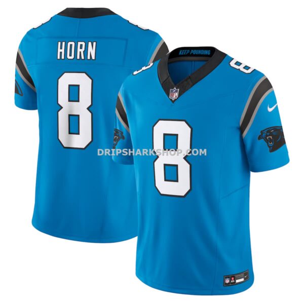 Mens Nike Jaycee Horn Blue Carolina Panthers Vapor Fuse Limited Jersey