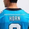 Mens Nike Jaycee Horn Blue Carolina Panthers Vapor Fuse Limited Jersey