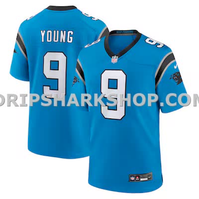 Mens Nike Bryce Young Blue Carolina Panthers Alternate Game Jersey