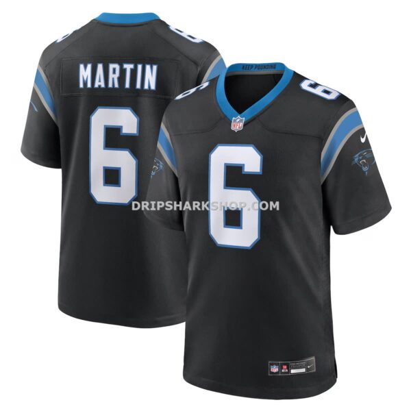 Mens Nike Sam Martin Black Carolina Panthers Team Game Jersey