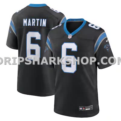 Mens Nike Sam Martin Black Carolina Panthers Team Game Jersey