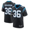 NFL05bb19G04-fe5b9a Mens Nike Demani Richardson Black Carolina Panthers Team Game Jersey