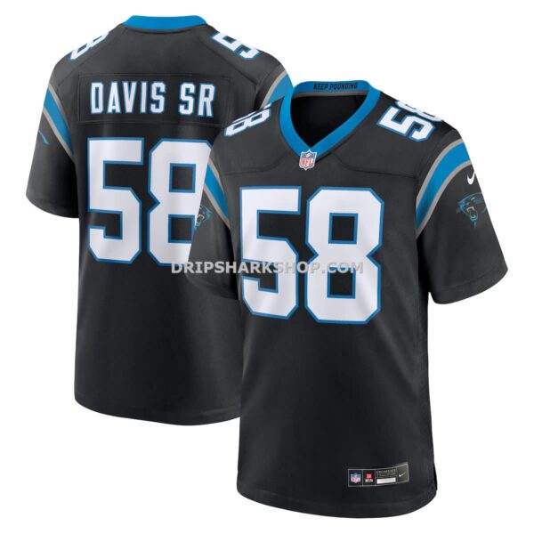 Mens Nike Thomas Davis Sr Black Carolina Panthers Team Retired Game Jersey