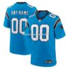 NFL05c2f4G04-0ea2f7 Mens Nike Blue Carolina Panthers Alternate Custom Game Jersey