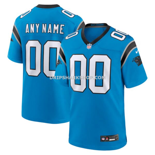 NFL05c2f4G04-0ea2f7 Mens Nike Blue Carolina Panthers Alternate Custom Game Jersey