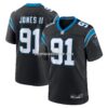 Mens Nike Patrick Jones Ii Black Carolina Panthers Team Game Jersey