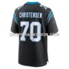 Mens Nike Brady Christensen Black Carolina Panthers Team Game Jersey