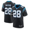 Mens Nike Damarri Mathis Black Carolina Panthers Team Game Jersey