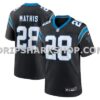Mens Nike Damarri Mathis Black Carolina Panthers Team Game Jersey