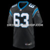 NFL05ec38G05-3eeeb5 Mens Nike Rasheed Walker Black Carolina Panthers Team Game Jersey