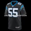 NFL05eed8G05-35b2e6 Mens Nike Maema Njongmeta Black Carolina Panthers Team Game Jersey