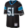 Mens Mitchell And Ness Sam Mills Black Carolina Panthers Legacy Replica Jersey Pi3604000
