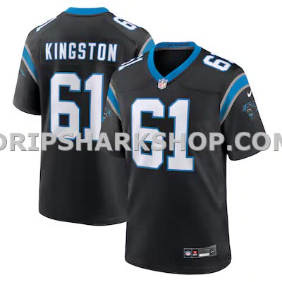Mens Nike Jarrett Kingston Black Carolina Panthers Game Jersey