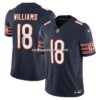 Mens Nike Caleb Williams Orange Chicago Bears Alternate Vapor Fuse Elite Jersey