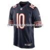 Mens Nike Luther Burden Iii Navy Chicago Bears Team Game Jersey