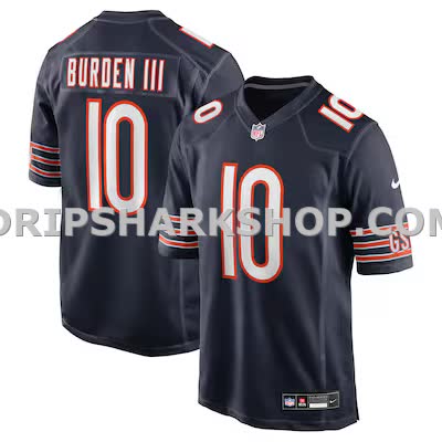Mens Nike Luther Burden Iii Navy Chicago Bears Team Game Jersey
