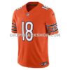 Mens Nike Caleb Williams White Chicago Bears Vapor Fuse Limited Jersey