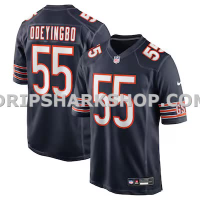 Mens Nike Doug Atkins Navy Chicago Bears Game Retired Player Jersey