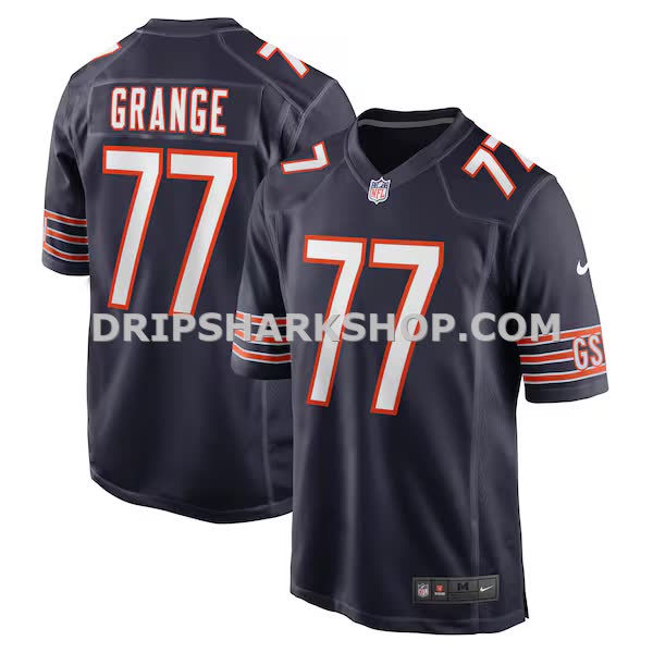 Mens Nike Red Grange Navy Chicago Bears Retired Player Jersey Pi4254000