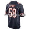 Mens Nike Dmarco Jackson Navy Chicago Bears Team Game Jersey