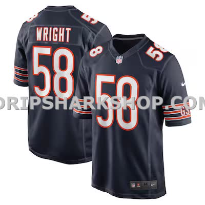 Mens Nike Dmarco Jackson Navy Chicago Bears Team Game Jersey