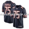 NFL0629c9M01-43676a Mens Nike Ozzy Trapilo Navy Chicago Bears Team Game Jersey