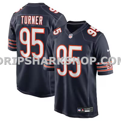 Mens Nike Shemar Turner Navy Chicago Bears Team Game Jersey