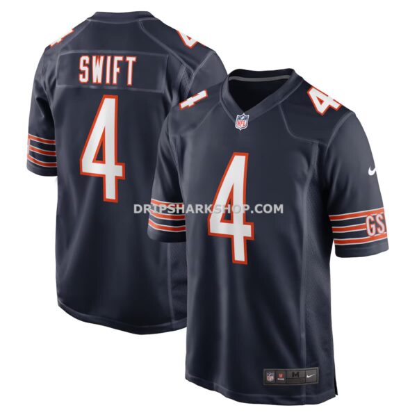 NFL063d96G04-0b7711 Mens Nike Darnell Wright Navy Chicago Bears Game Jersey