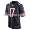 Mens Nike Tyson Bagent Navy Chicago Bears Game Jersey