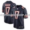 Mens Nike Tyson Bagent Navy Chicago Bears Game Jersey