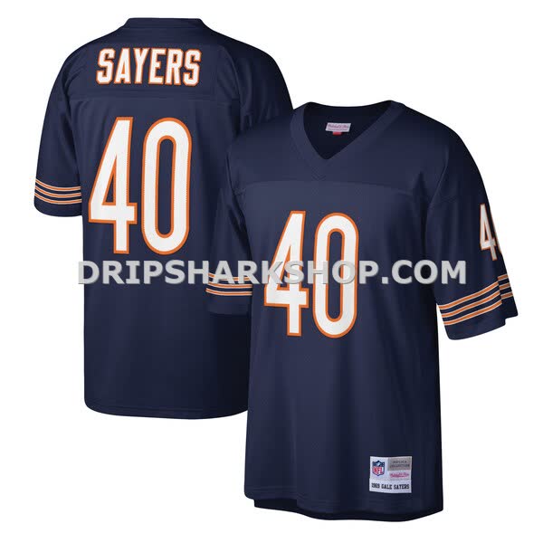 Mens Mitchell And Ness Mike Ditka Navy Chicago Bears Big And Tall 1966 Retired Player Replica Jersey Pi4038000