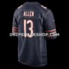Mens Nike Keenan Allen Navy Chicago Bears Team Game Jersey