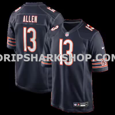 Mens Nike Keenan Allen Navy Chicago Bears Team Game Jersey
