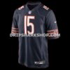 Mens Nike Rome Odunze Navy Chicago Bears Player Game Jersey