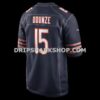Mens Nike Rome Odunze Navy Chicago Bears Player Game Jersey