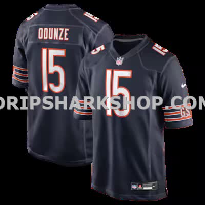 Mens Nike Rome Odunze Navy Chicago Bears Player Game Jersey