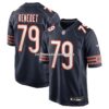 Mens Nike Theo Benedet Navy Chicago Bears Team Game Jersey