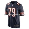 Mens Nike Theo Benedet Navy Chicago Bears Team Game Jersey