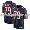 Mens Nike Theo Benedet Navy Chicago Bears Team Game Jersey