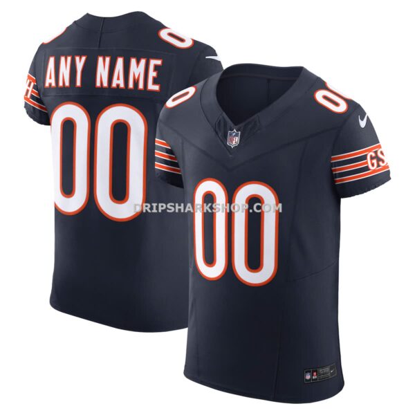Mens Nike Navy Chicago Bears Vapor Fuse Elite Custom Jersey