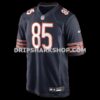 NFL0685d2G05-1091d7 Mens Nike Dandre Swift Navy Chicago Bears Game Jersey