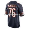 Mens Nike Steve Mcmichael Navy Chicago Bears Retired Player Game Jersey