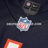NFL0695ebG07-fedb34-1 Mens Nike Drew Dalman Navy Chicago Bears Team Game Jersey