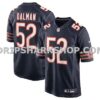 Mens Nike Drew Dalman Navy Chicago Bears Team Game Jersey