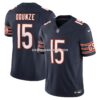 NFL069eaaG04-076805 Mens Nike Rome Odunze Navy Chicago Bears Vapor Fuse Limited Jersey