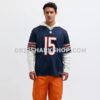 NFL069eaaG07-af561a Mens Nike Rome Odunze Navy Chicago Bears Vapor Fuse Limited Jersey